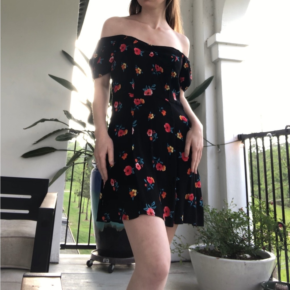 Floral print dress